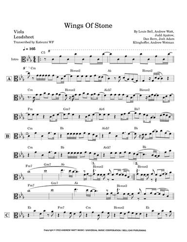 Wings Of Stone (arr. Katsumi WF)