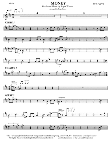 Money (arr. Jorge Juárez)