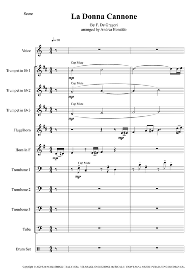 La Donna Cannone (arr. Andrea Bonaldo)