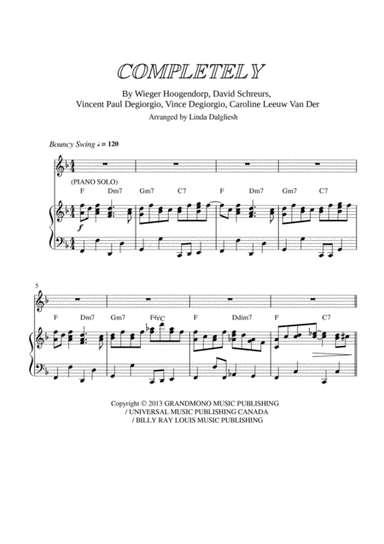 Completely (arr. Linda Dalgliesh)