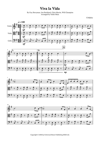 Viva La Vida (arr. Valdir Maia)