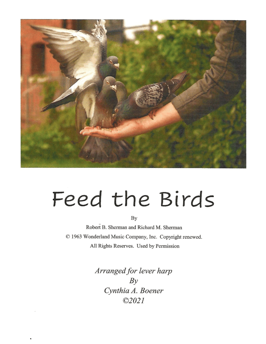 Feed The Birds (tuppence A Bag) (arr. Cynthia A. Boener)