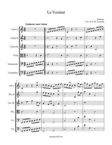 Le Vezinet (arr. Nick Lacanski)