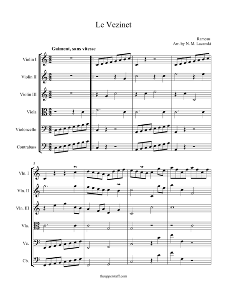 Le Vezinet (arr. Nick Lacanski)