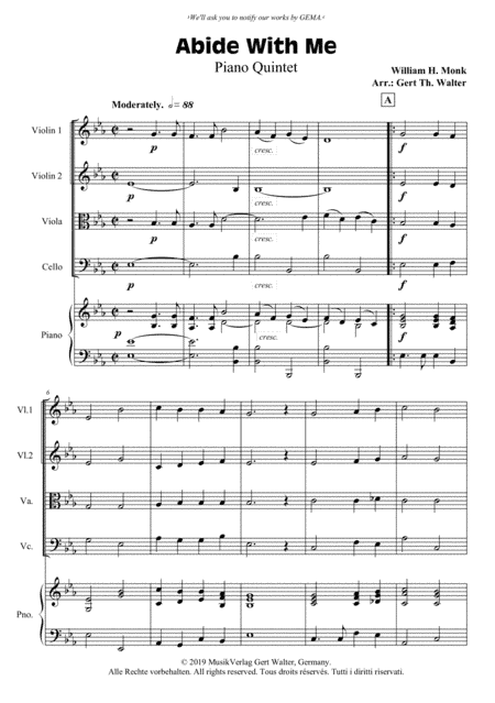 Abide With Me (arr. Gert Th. Walter)