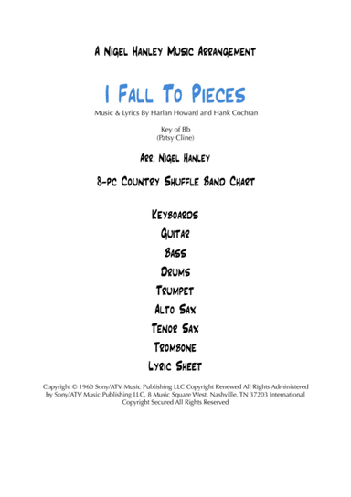 I Fall To Pieces (arr. Nigel Hanley)