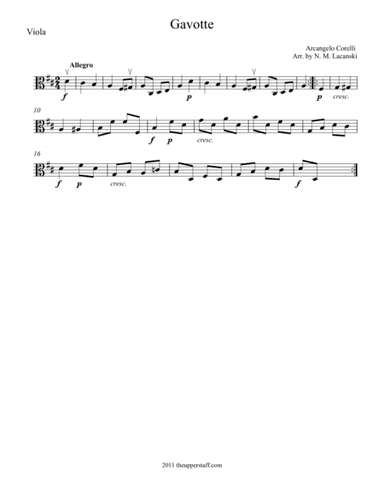 Gavotte (arr. Nick Lacanski)