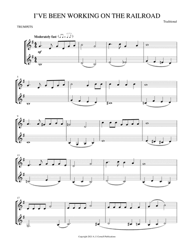 I’ve Been Working on the Railroad (arr. Mark Phillips)