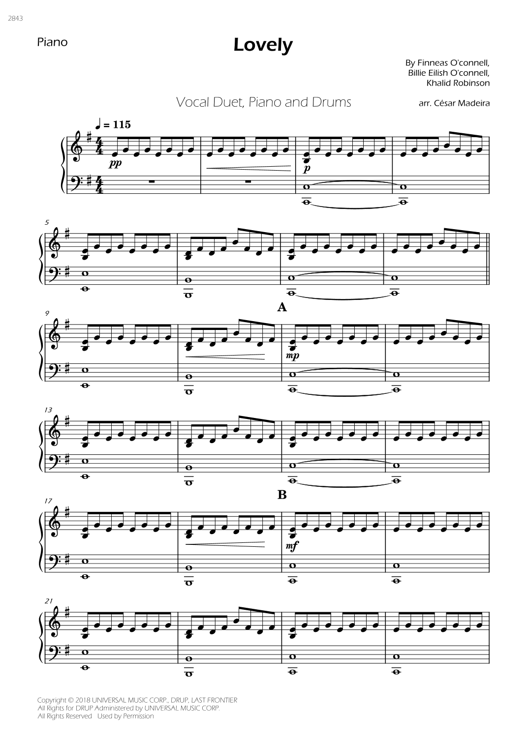 Lovely (arr. César Madeira)