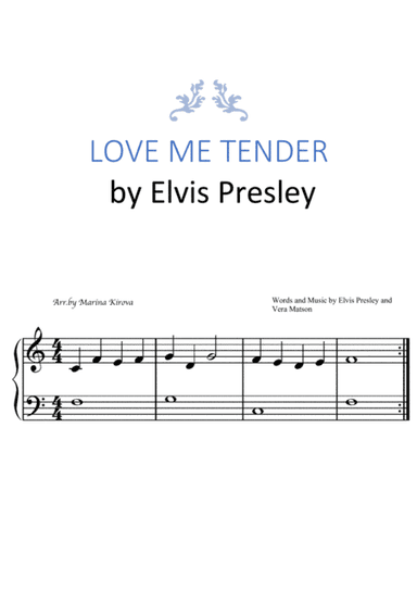 Love Me Tender (arr. Marina Kirova)