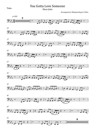 You Gotta Love Someone (arr. Melquisedeque C.Silva)