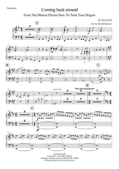 Coming Back Around (arr. Davide Bizzarri)