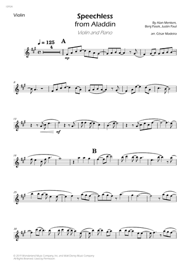 Speechless (arr. César Madeira)