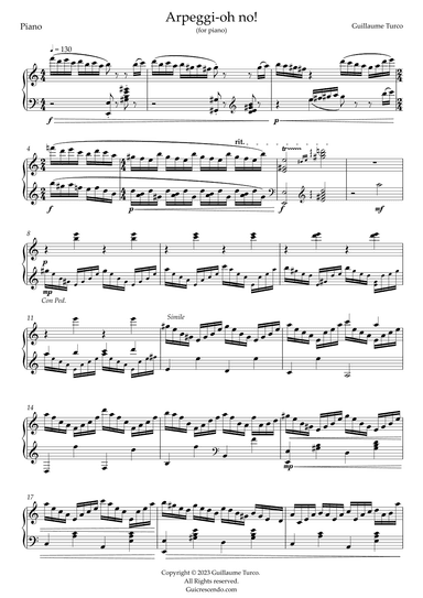 Arpeggi-oh no! ( Piano )