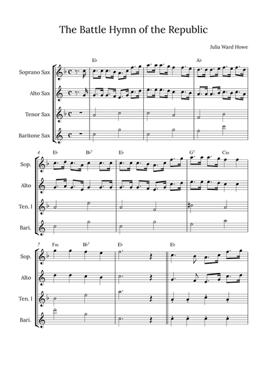 The Battle Hymn of the Republic (arr. Alex Nunes Rodrigues)