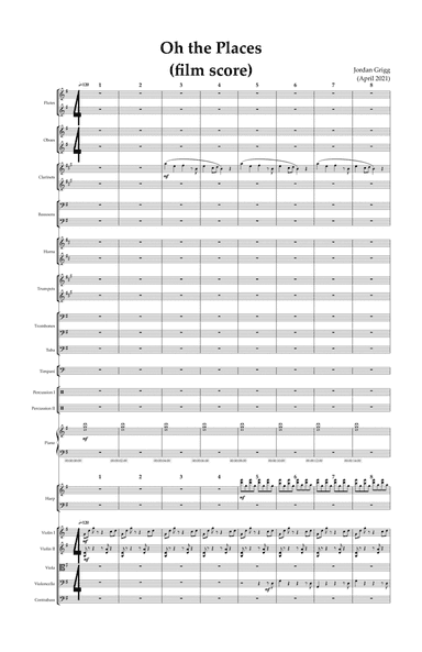Oh the Places (film score)
