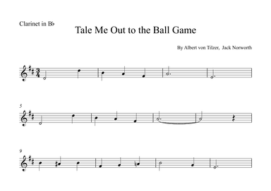 Take Me Out To The Ball Game (arr. Alex Nunes Rodrigues)