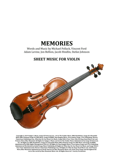 Memories (arr. Marcelo Onetta Fermiano)