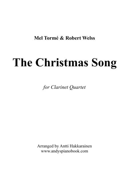 The Christmas Song (chestnuts Roasting On An Open Fire) (arr. Antti Hakkarainen)