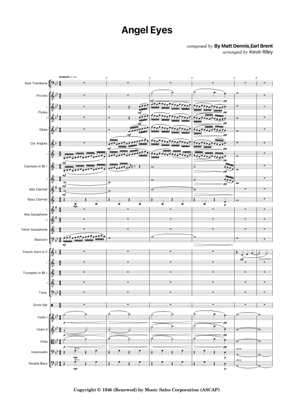 Angel Eyes (arr. Kevin Riley)