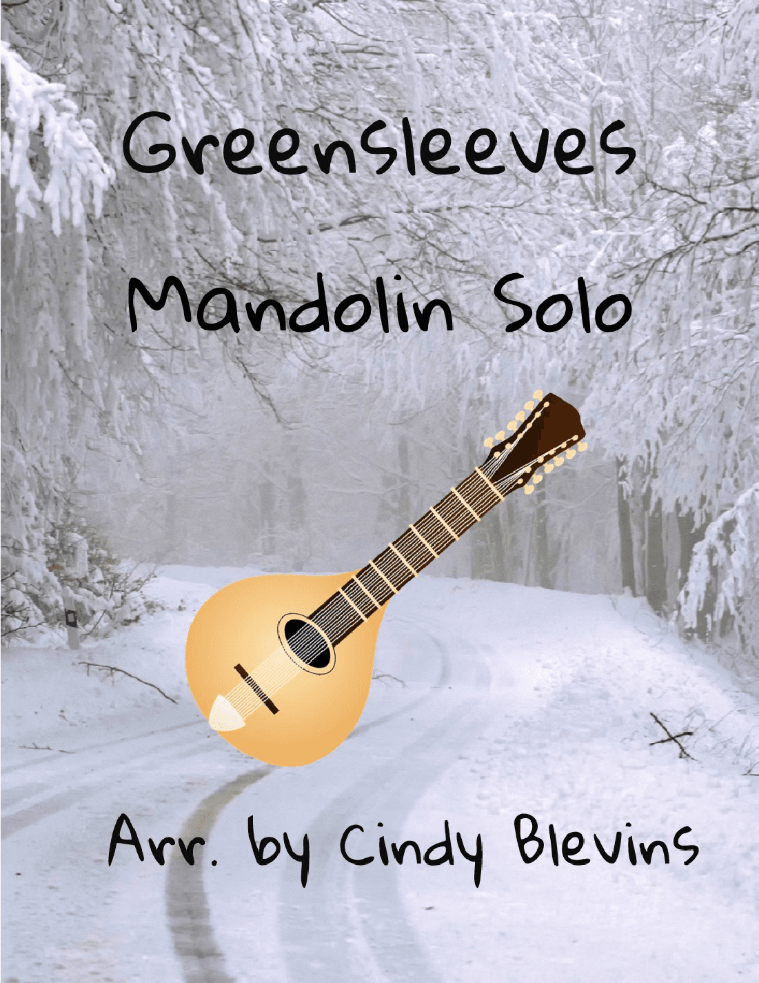Greensleeves, for Mandolin Solo (arr. Cindy Blevins)