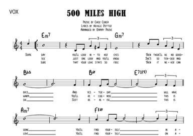 500 Miles High (arr. Rammy Music)