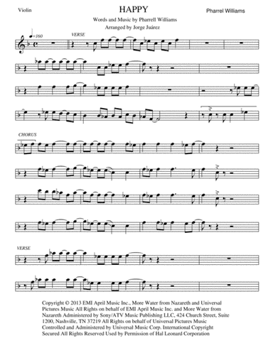 Happy (arr. Jorge Juárez)
