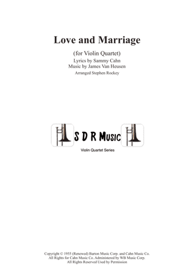 Love And Marriage (arr. Stephen Rockey)