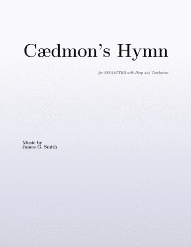 Caedmon's Hymn