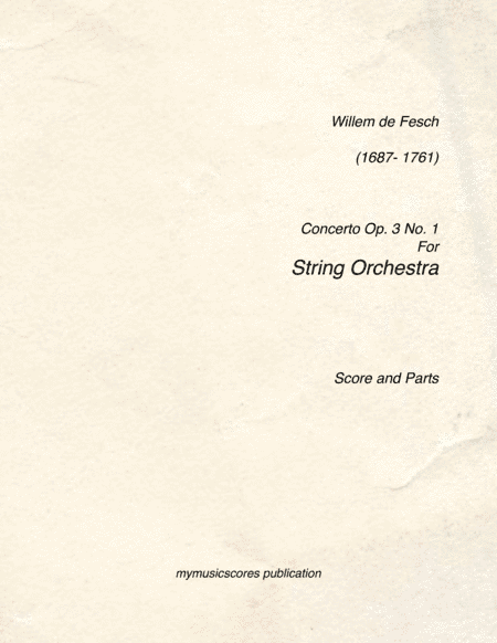 Concerto for 2 Violins and String Orchestra Op.3 No.1 (arr. Paul Wood)