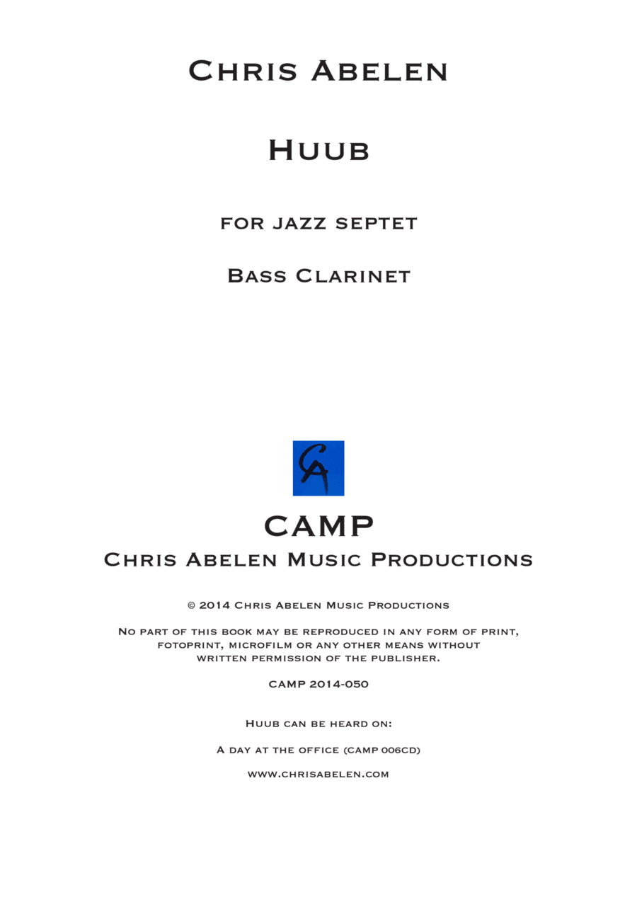 Huub - bass clarinet