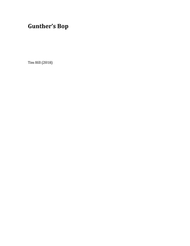 Gunther's Bop