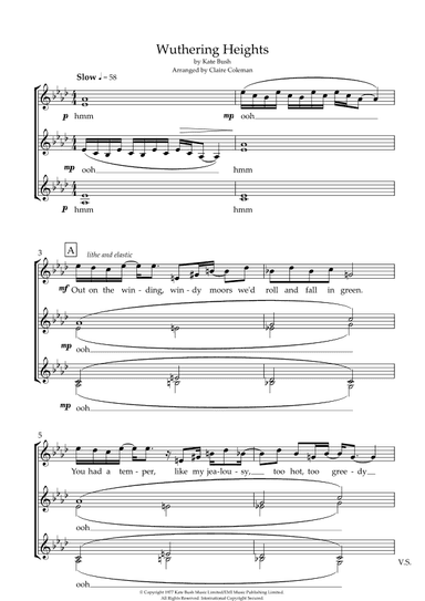 Wuthering Heights (arr. Claire Coleman)