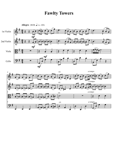 Fawlty Towers (arr. Tom Strauch)