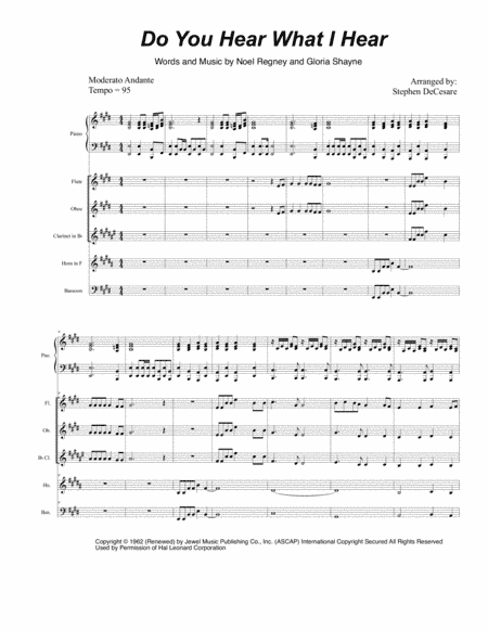 Do You Hear What I Hear (arr. Stephen DeCesare)