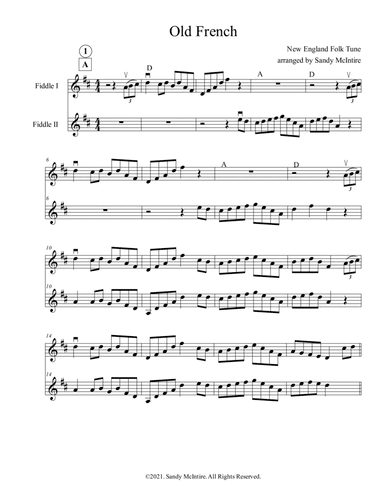 Old French (arr. Sandy McIntire)