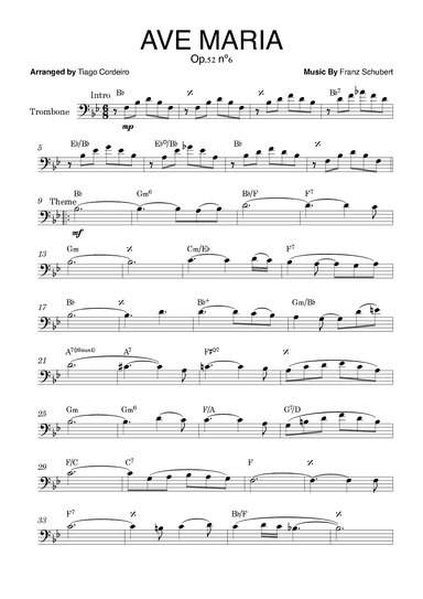 Ave Maria Op.52 nº6 (arr. Tiago Cordeiro)