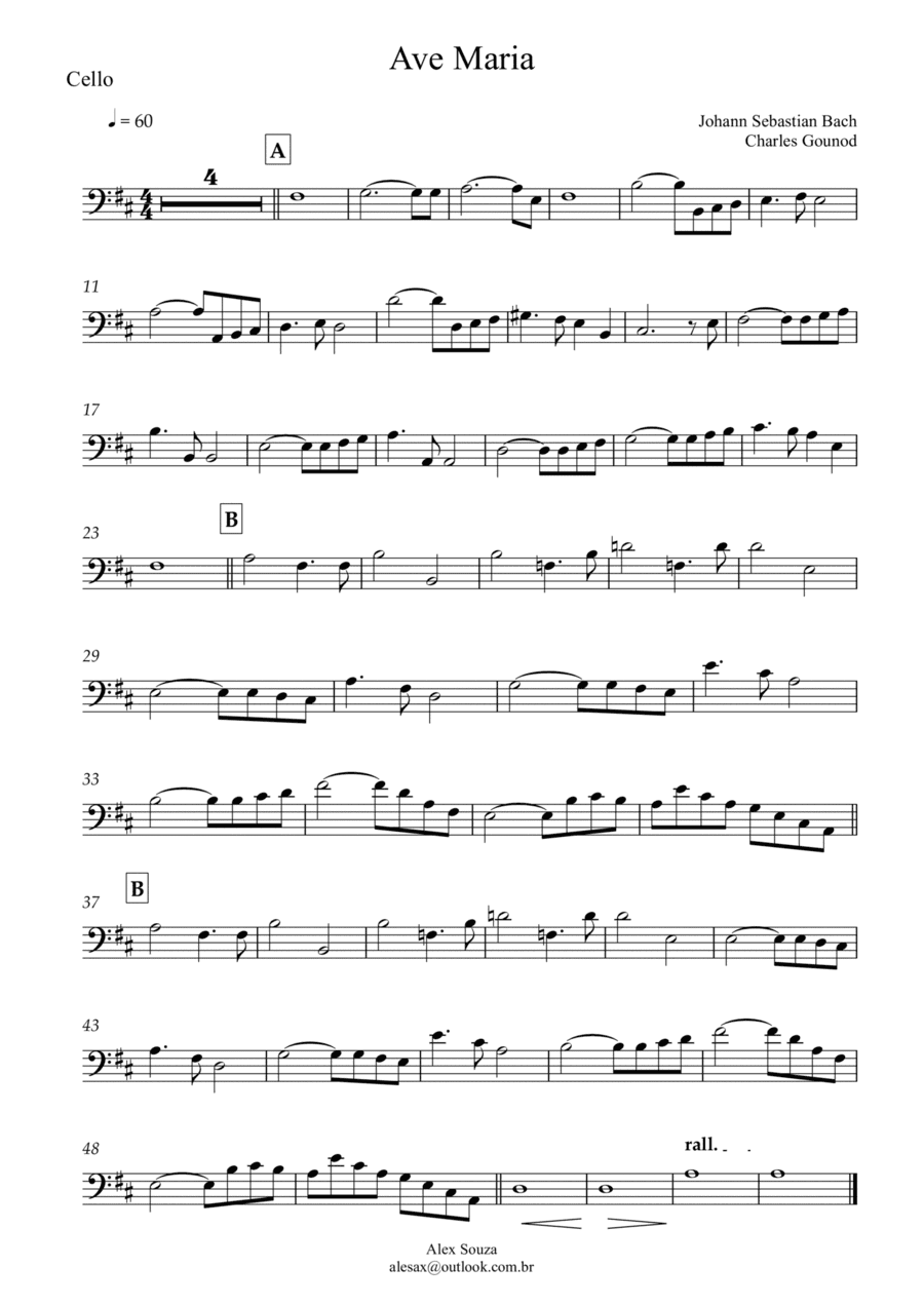 Ave Maria (arr. Alex Souza)