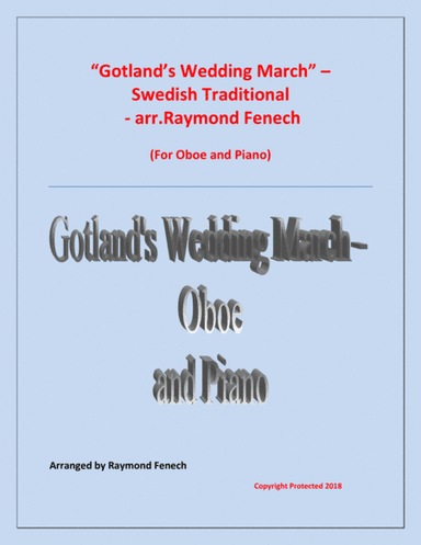 Gotland's Wedding March - Traditional - Oboe and Piano (arr. Raymond Fenech)