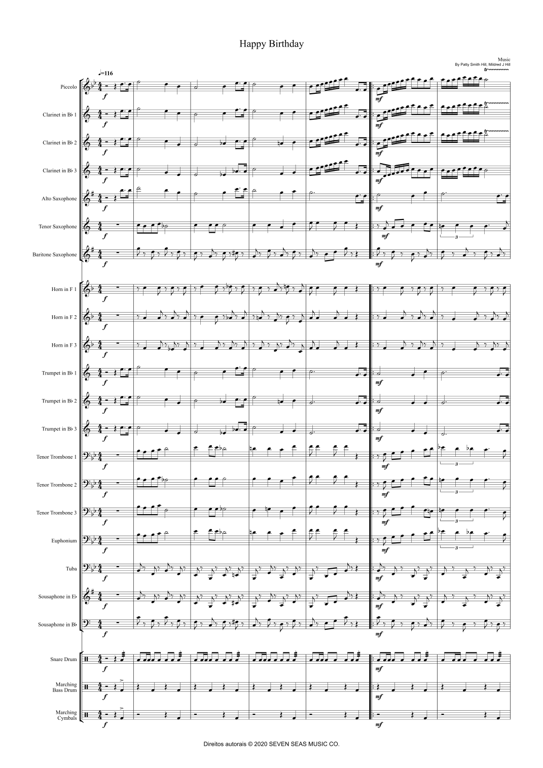 Happy Danceday To You (arr. João Marcos Maciel)