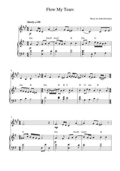 Flow My Tears (arr. Kaiserin Rebecca)