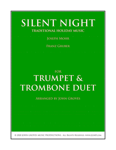 Silent Night - Trumpet & Trombone Duet (arr. John Groves)