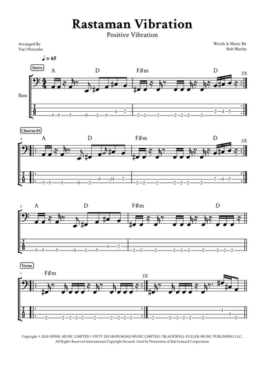 Rastaman Vibration (arr. Yuri Noronha)
