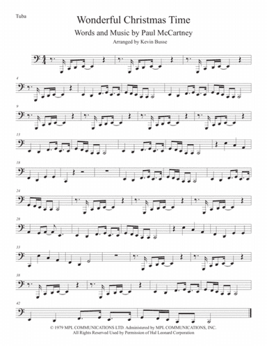 Wonderful Christmastime (arr. Kevin Busse)