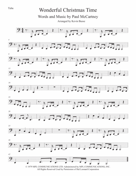 Wonderful Christmastime (arr. Kevin Busse)