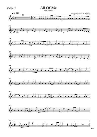 All Of Me (arr. Kaick de Proença)