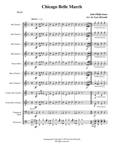 The Belle of Chicago (arr. Gary Bricault)