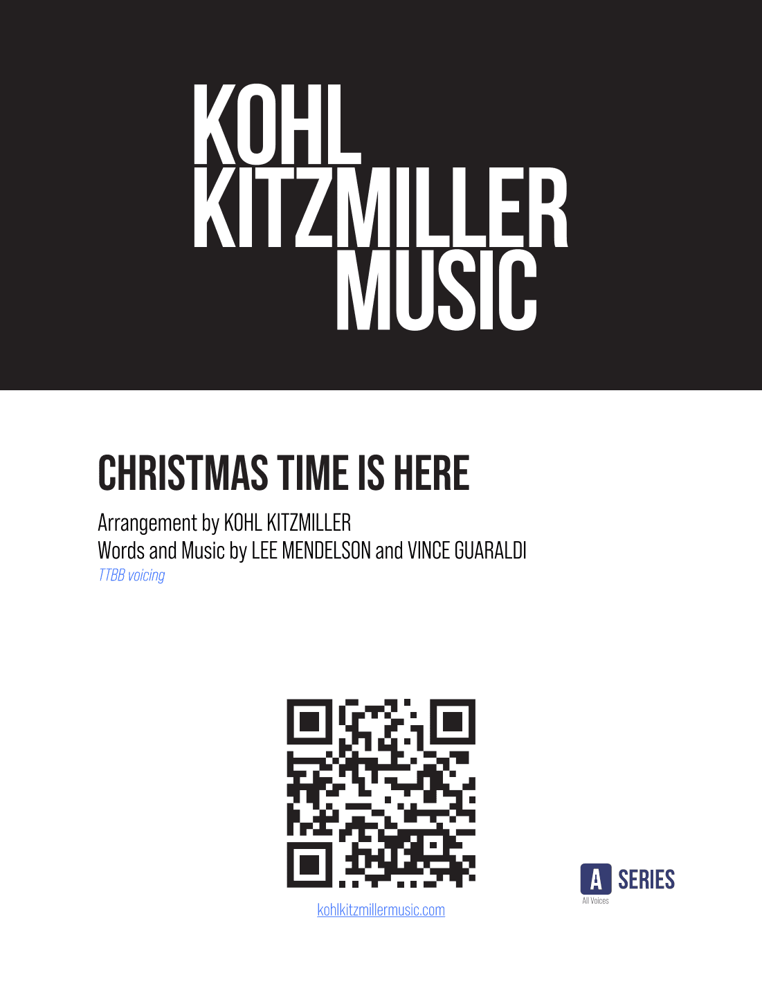 Christmas Time Is Here (arr. Kohl Kitzmiller)