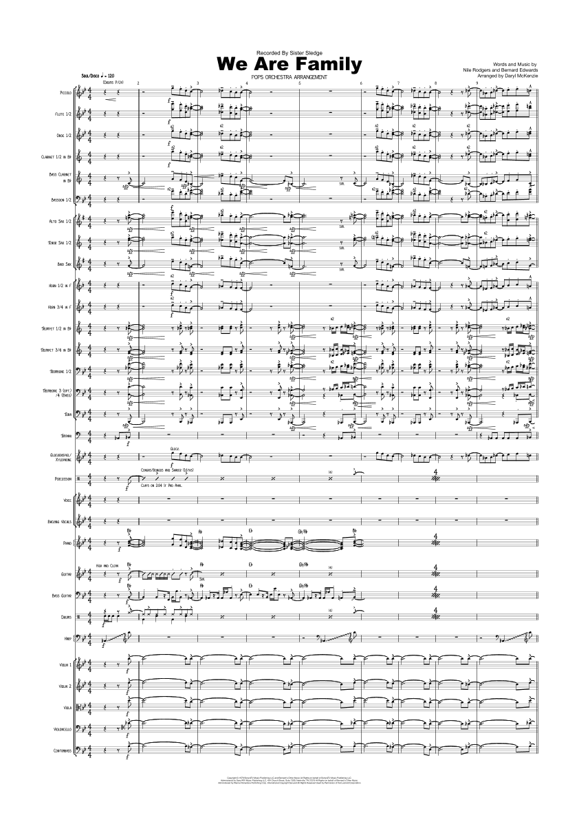 We Are Family (arr. Daryl McKenzie)