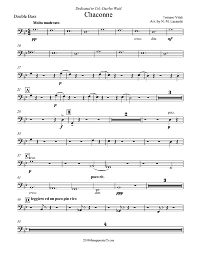 Chaconne (arr. Nick Lacanski)